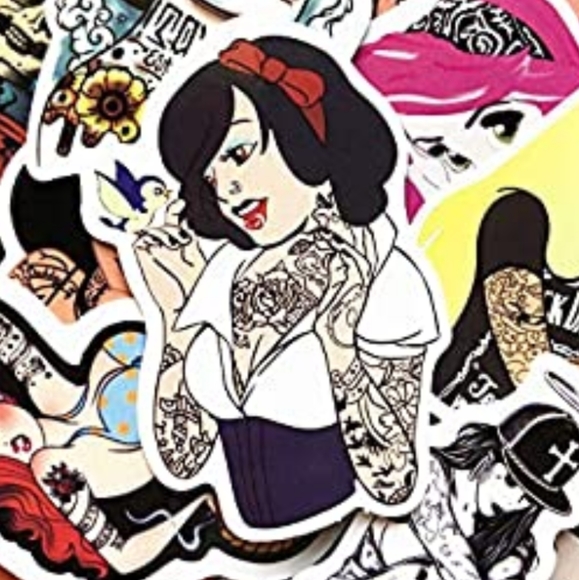 10 punk princess stickers - Picture 2 of 5